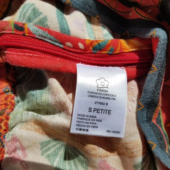 Anthropologie Farm Rio Printed Linen High Waist Jogger Pants SP - Picture 8 of 13